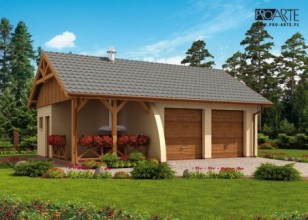 G42 garaż dwustanowiskowy z...