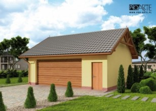 G68 garaż dwustanowiskowy