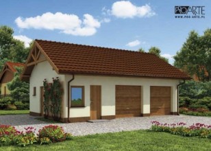 G84 garaż dwustanowiskowy z...