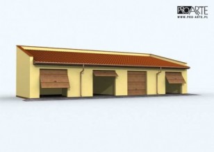 G92 garaż czterostanowiskowy