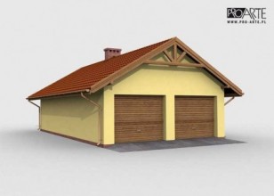 G1m garaż dwustanowiskowy z...