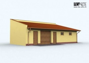 G128 garaż trzystanowiskowy