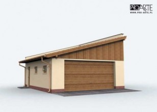 G129 garaż dwustanowiskowy...