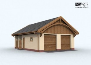 G133 garaż dwustanowiskowy...