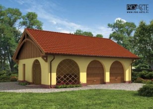 G145 garaż dwustanowiskowy...