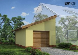 GP1 garaż dostawiany