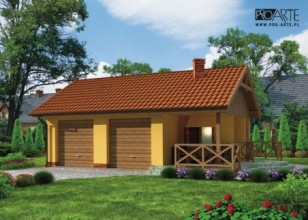 G185 garaż dwustanowiskowy...