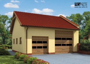 G214 garaż dwustanowiskowy