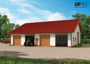 G233 garaż trzystanowiskowy