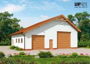 G235 garaż dwustanowiskowy...