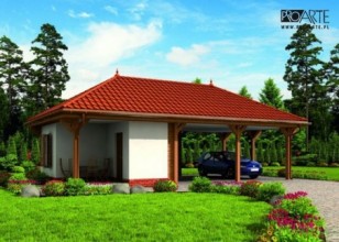 G239 wiata garażowa...