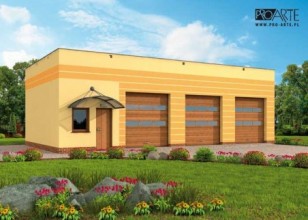 G250 garaż trzystanowiskowy...