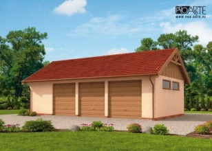 G261 garaż trzystanowiskowy