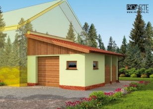 GP11 garaż dostawiany...