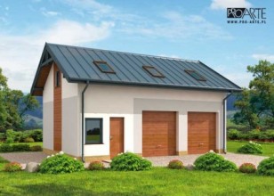 G295 garaż dwustanowiskowy...