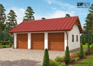 G305A garaż trzystanowiskowy