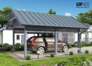 W3 Wiata garażowa...