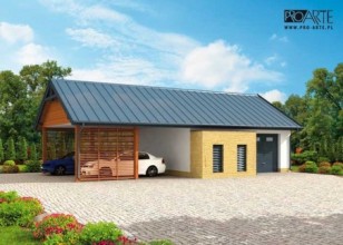 G282  szkielet drewniany...