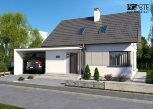 SEVILLA 3C z wiatą garażową