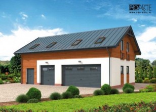 G355 garaż trzystanowiskowy...