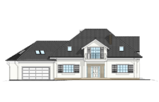 Dom z Kolumnami wariant B